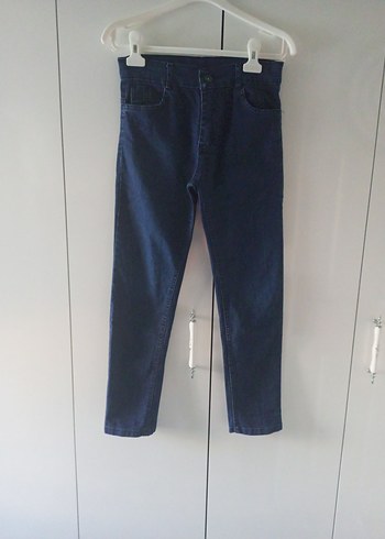 Erkek Çocuk Lacivert Denim Pantolon