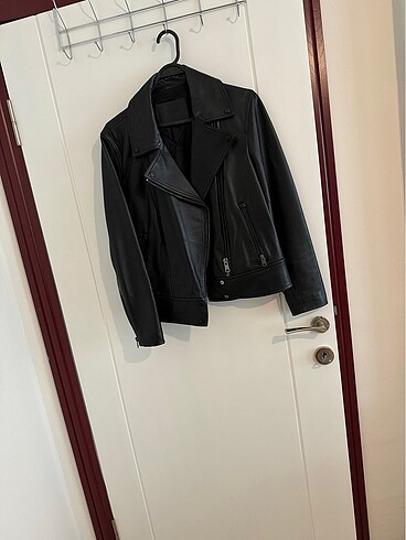 Massimo Dutti Massimo Dutti deri ceket s beden