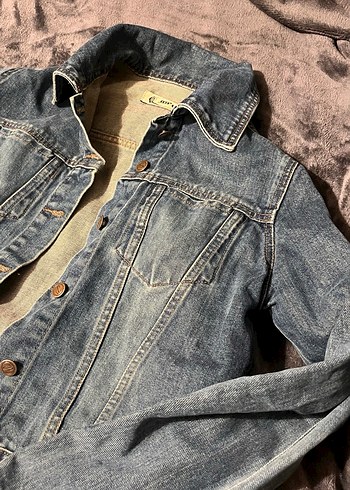 Kadın kot Denim Ceket - Görsel 2