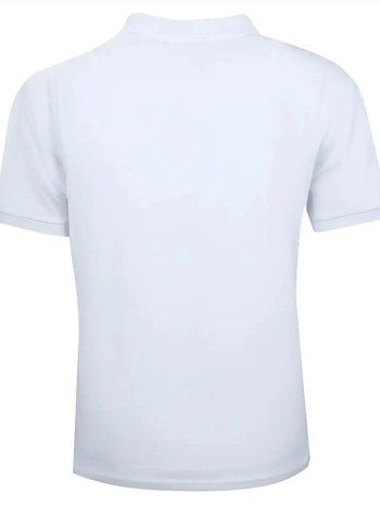 Beyaz Polo Yaka Erkek Tişört orjinal - Görsel 2