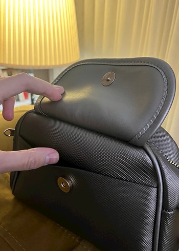 Gri Kadın Omuz Çantası - Görsel 6