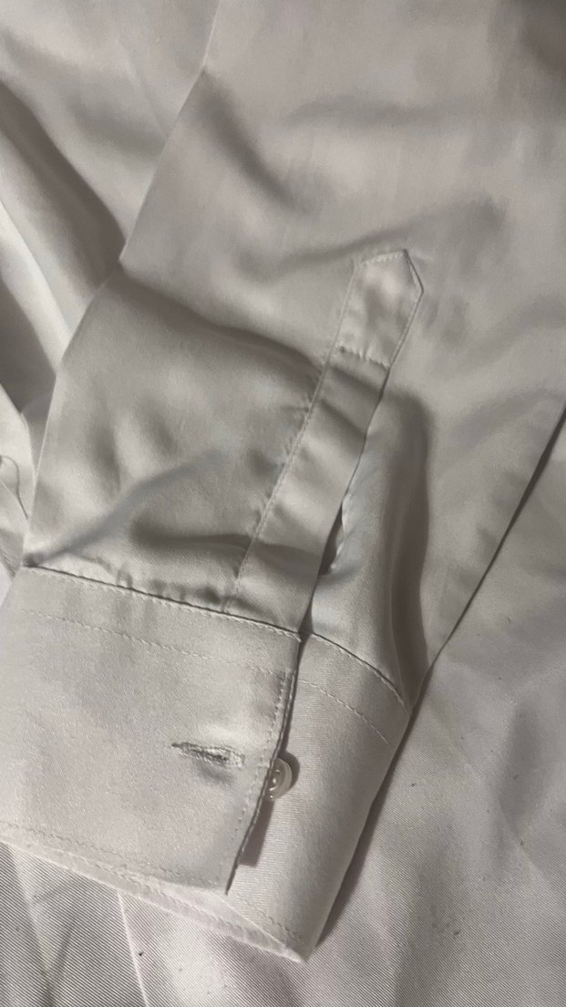 Kadın Beyaz kumaş Uzun Kollu Gömlek - Görsel 5