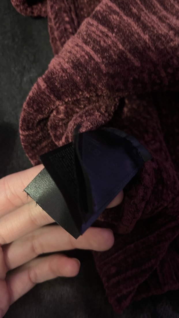 H&M Bordo Örgü Kadın Kazak - Görsel 5