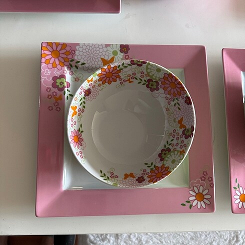 Porland Porland 2 Servis Tabağı 2 kase