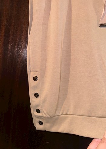 Bej Kadın Sweatshirt - Görsel 5