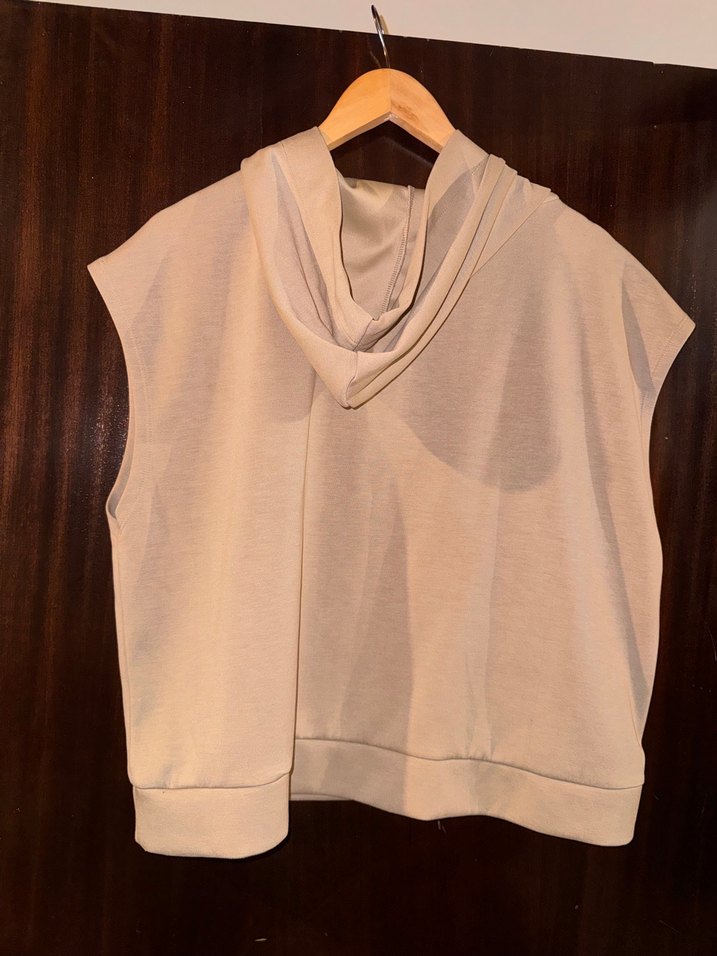 Bej Kadın Sweatshirt - Görsel 3