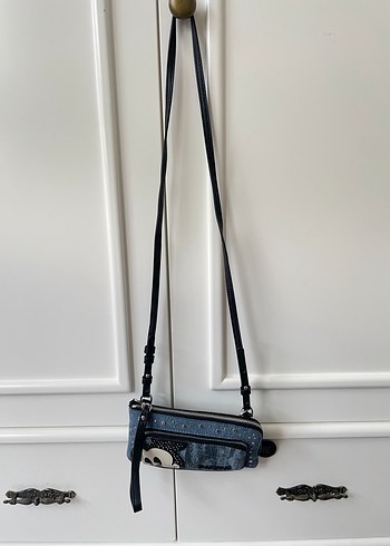 Desigual Desigual Mavi Denim Baskılı Kadın Çanta
