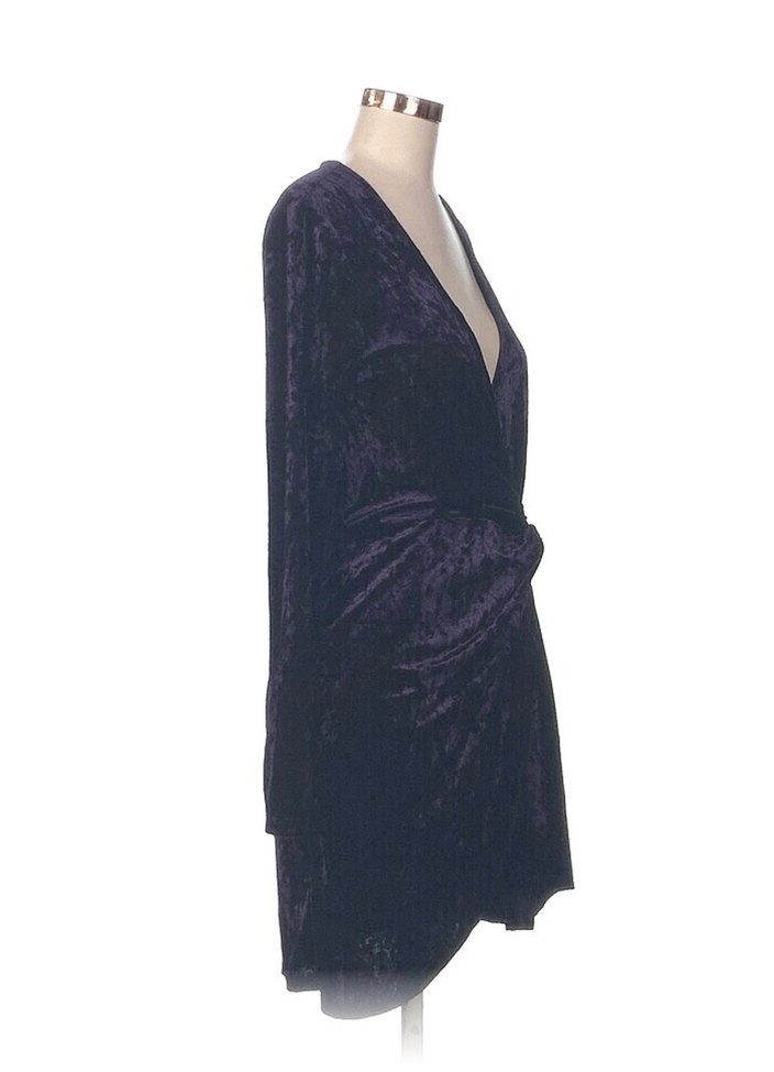 Mor Mango Elbise - Görsel 2