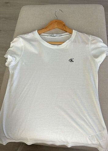 Orijinal Calvin Klein Beyaz Tişört