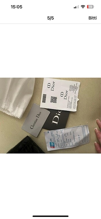 Christian dior Askılı kol çantası