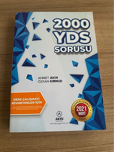 SIFIR ORJİNAL AKINDİL YDS KİTAPLARI