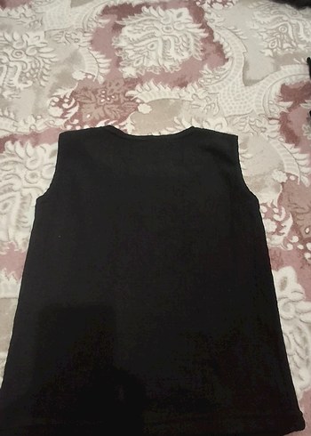 Diğer Siyah Kadın Kolsuz Midi Atlet