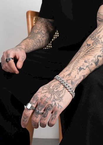 Iced Out Cuban Chain bileklik