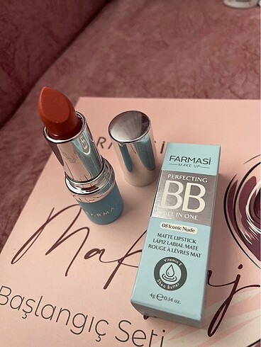 Farmasi bb ruj 08 iconic nude