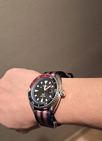 22 MM Nato Kordon SEIKO TUDOR OMEGA TAG Pepsi Bezel Saatlere Yak - Görsel 7
