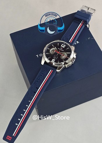 Tommy Hilfiger Lacivert Erkek Kol Saati - Görsel 5