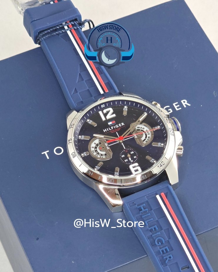 Tommy Hilfiger Lacivert Erkek Kol Saati - Görsel 4