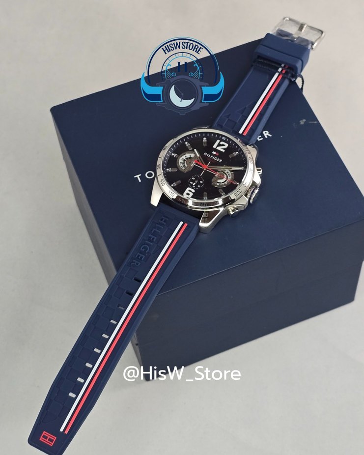 Tommy Hilfiger Lacivert Erkek Kol Saati - Görsel 5