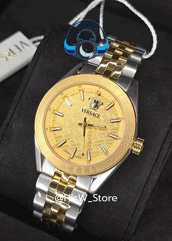 Versace V-Code Two Tone Kadın Saati - Görsel 2