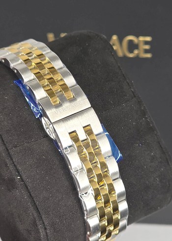 Versace V-Code Two Tone Kadın Saati - Görsel 7