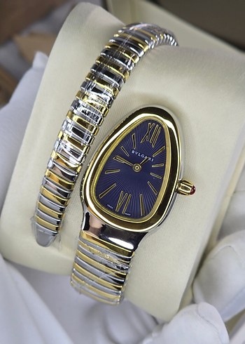 Bvlgari Serpenti Two Tone Lacivert Kadran - Görsel 5