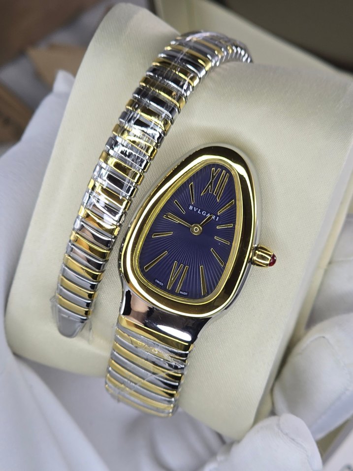 Bvlgari Serpenti Two Tone Lacivert Kadran - Görsel 5