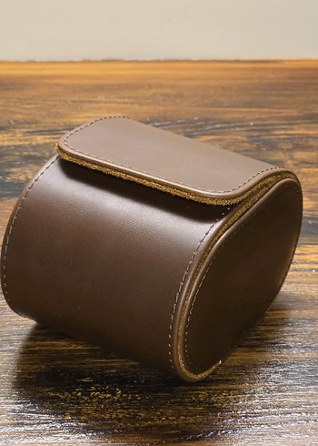 Watchroll Kahverengi Vintage Erkek Saat Kutusu Takı Çantası - Görsel 4