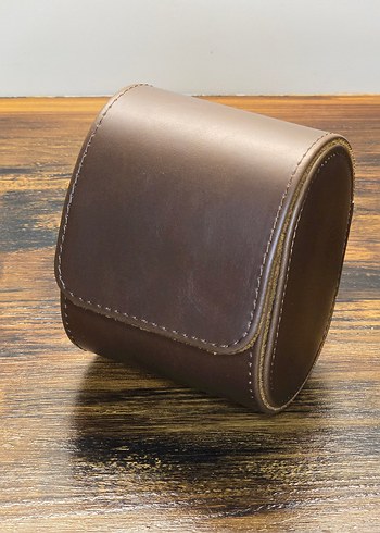 Watchroll Kahverengi Vintage Erkek Saat Kutusu Takı Çantası - Görsel 7