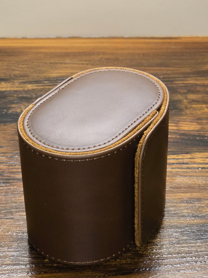 Watchroll Kahverengi Vintage Erkek Saat Kutusu Takı Çantası - Görsel 5