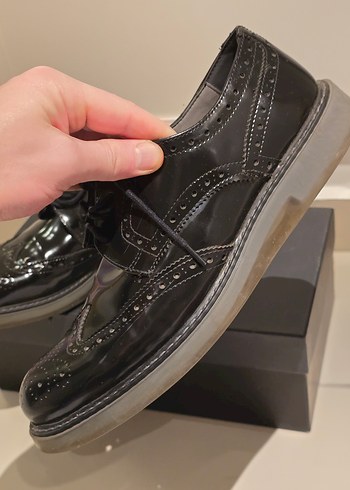 JJ STILLER Klasik Siyah Rugan Erkek Ayakkabı - Görsel 4