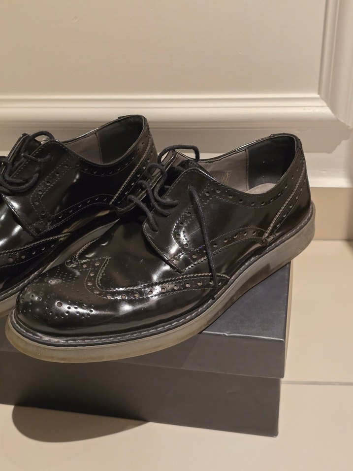 JJ STILLER Klasik Siyah Rugan Erkek Ayakkabı - Görsel 3