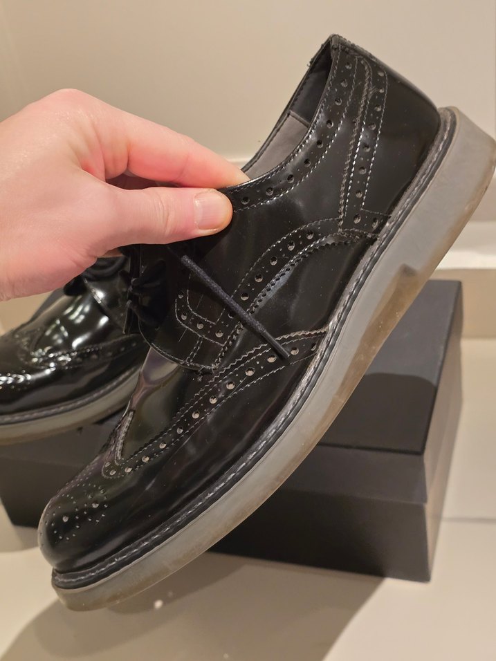 JJ STILLER Klasik Siyah Rugan Erkek Ayakkabı - Görsel 4