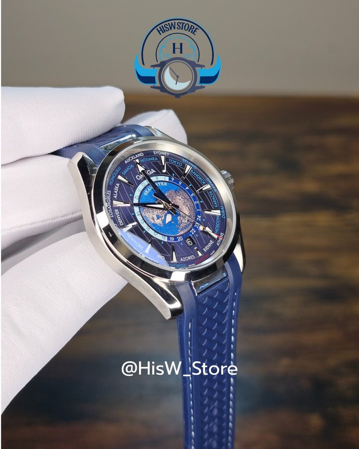 Omega Seamaster Aquaterra World Time - Görsel 5