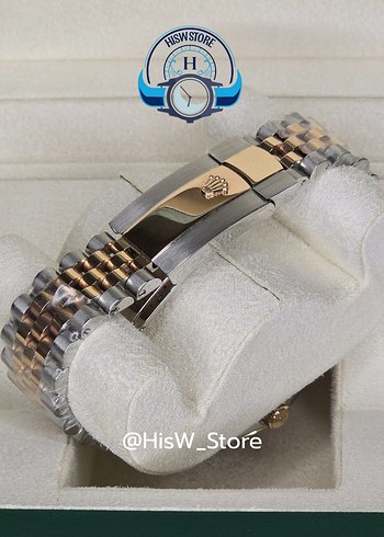 Rolex Datejust Two Tone 40 mm Chocolate Kadran - Görsel 5