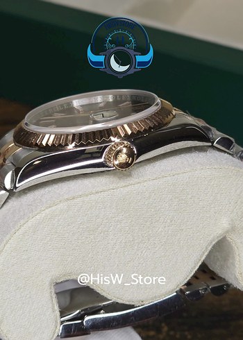 Rolex Datejust Two Tone 40 mm Chocolate Kadran - Görsel 6