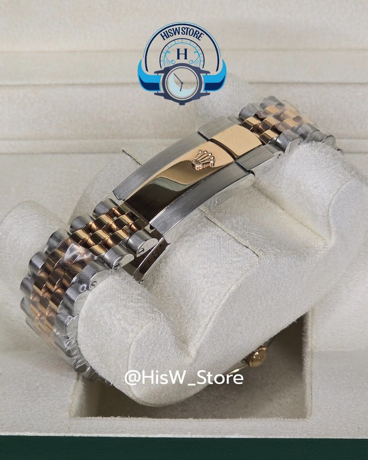 Rolex Datejust Two Tone 40 mm Chocolate Kadran - Görsel 5