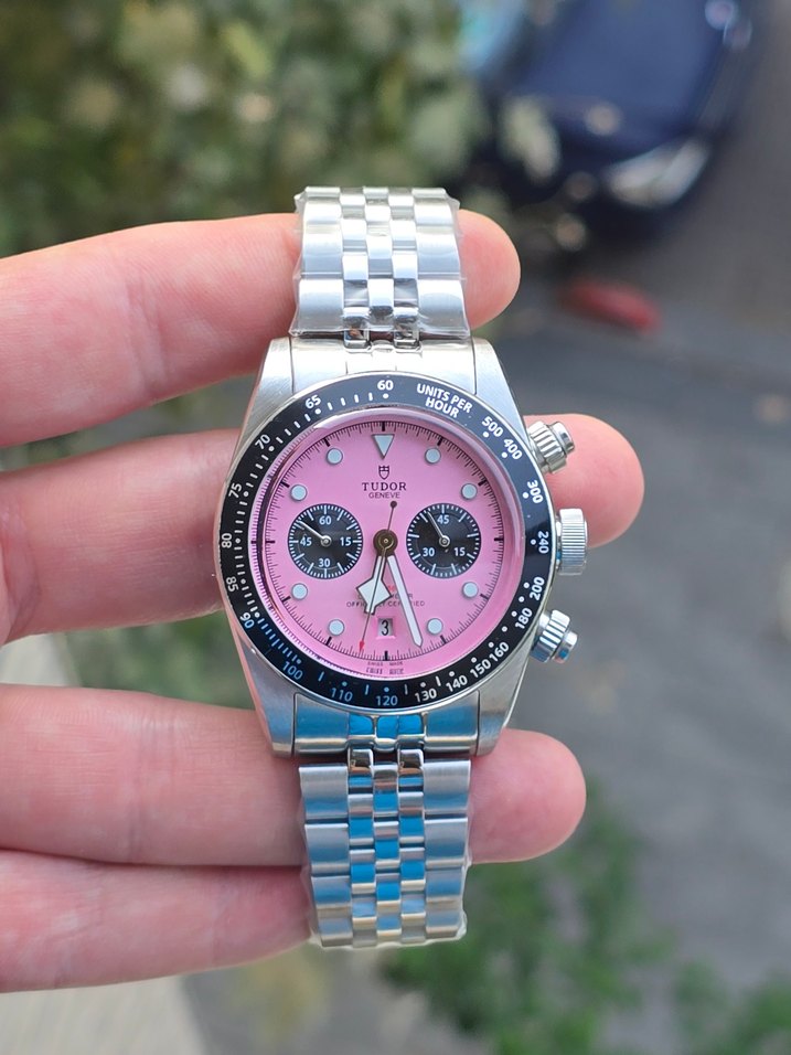 Tudor Black Bay Pink Dial Kol Saati - Görsel 2