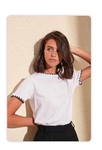 trendyol milla beyaz tişort