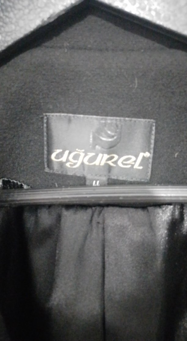 Düğmeli Siyah Klasik Kaban - Görsel 2