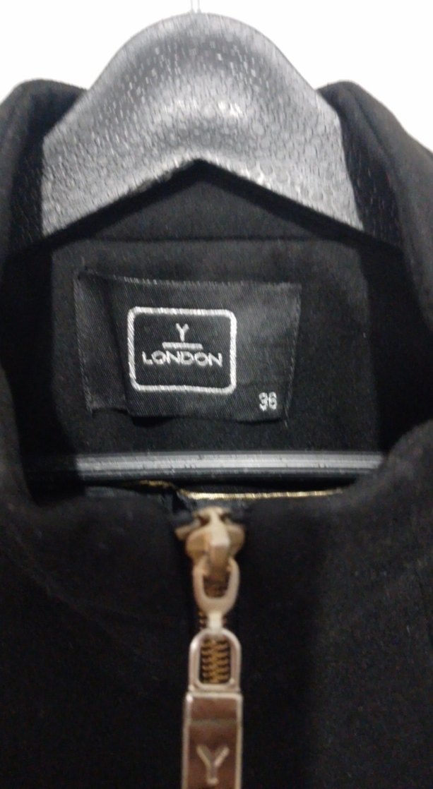 Siyah Süet Fermuarlı Kadın Midi Kaban - Görsel 2