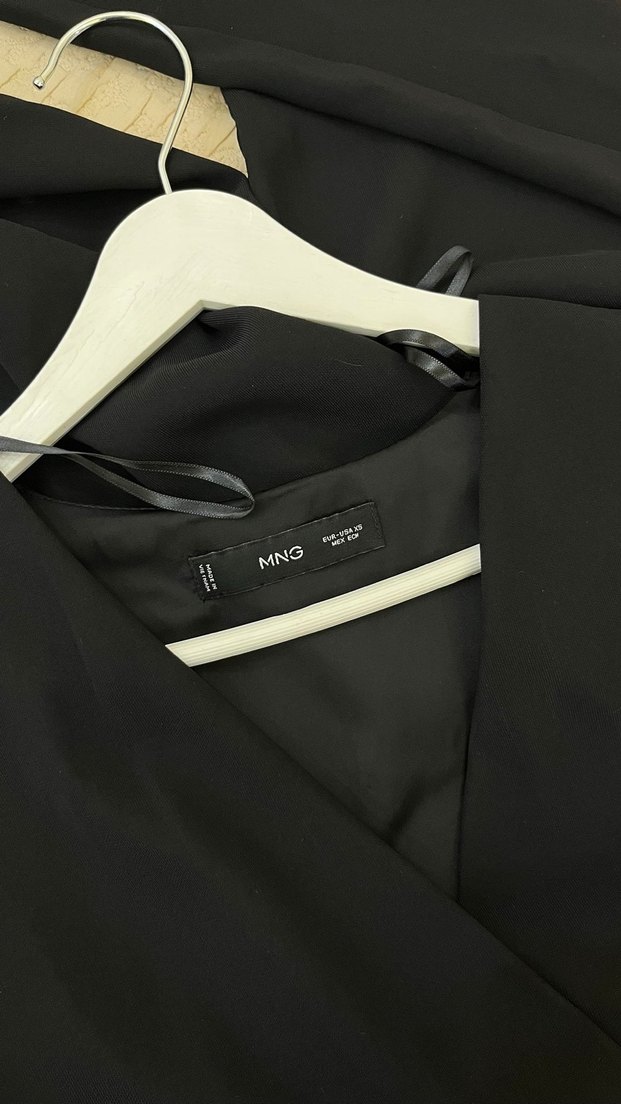 Siyah Deri Kemerli Uzun Tulum - Görsel 4