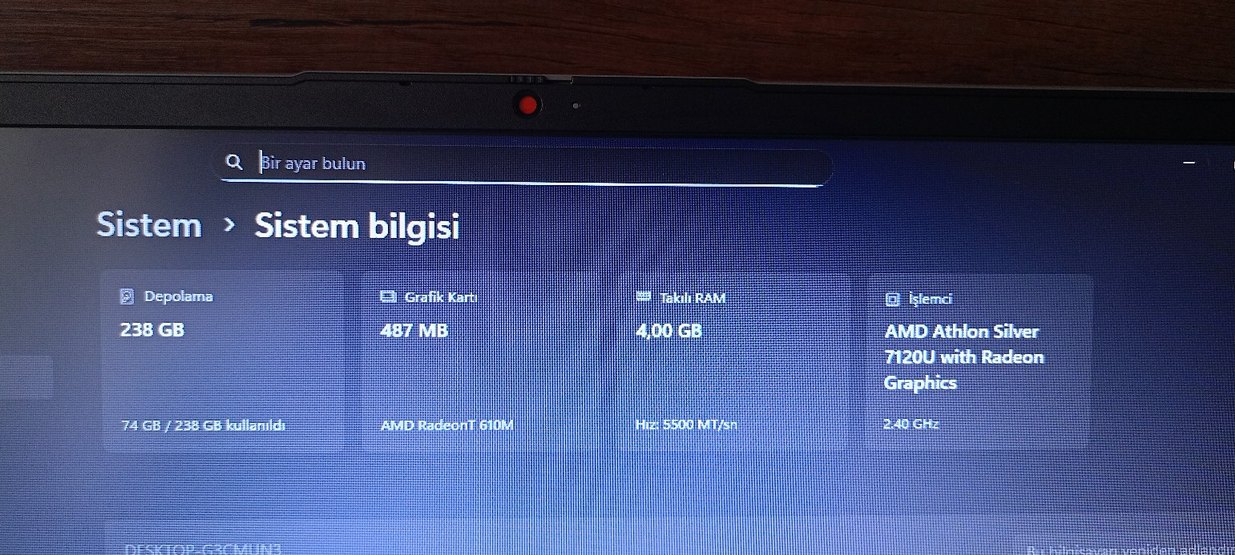 Sıfır Ayarında Lenovo IDEAPAD1 Laptop - Görsel 4