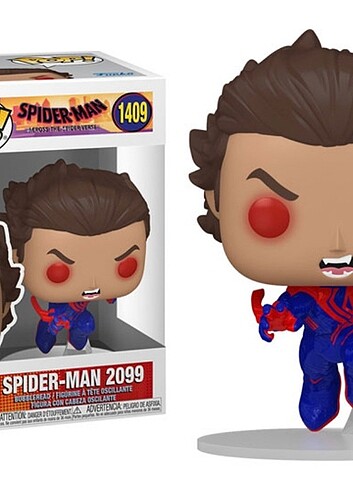 Spider man 2099 unmasked (maskesiz) Funko Pop Figür