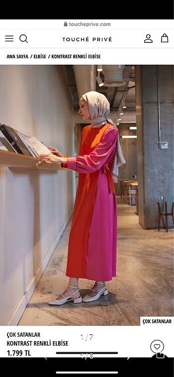 m Beden pembe Renk Touche Elbise