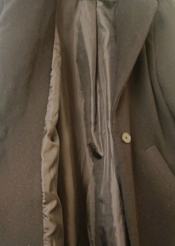 Kadın siyah kaban - Görsel 2