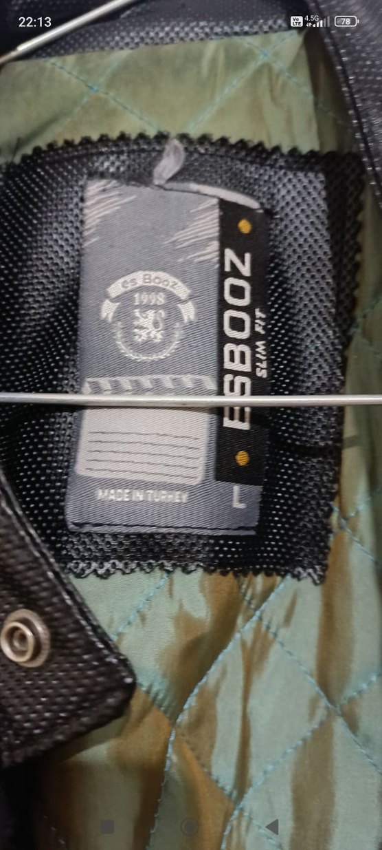 Erkek Siyah Deri Ceket - Görsel 3