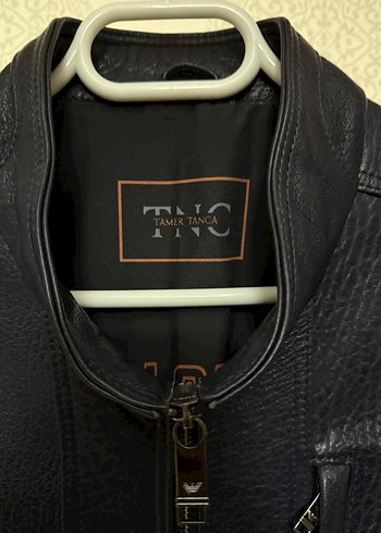 lacivert Tamer Tanca deri mont sıfır - Görsel 5