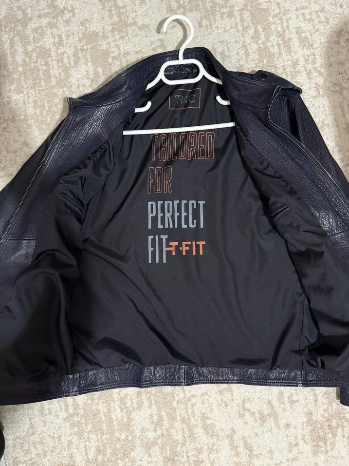 lacivert Tamer Tanca deri mont sıfır - Görsel 3