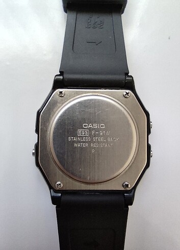  Beden siyah Renk Orijinal Casio F-91W