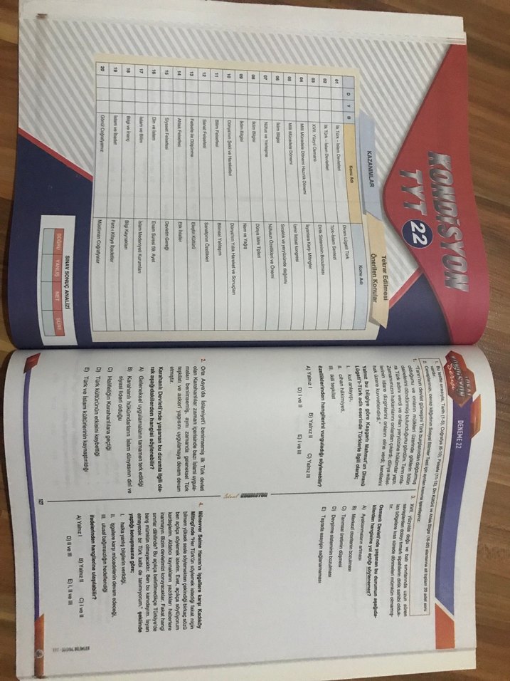 TYT Sosyal Bilimler Konu Özetli Deneme Seti - Görsel 2